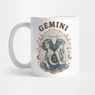 Gemini Star Sign of the Zodiac Mug